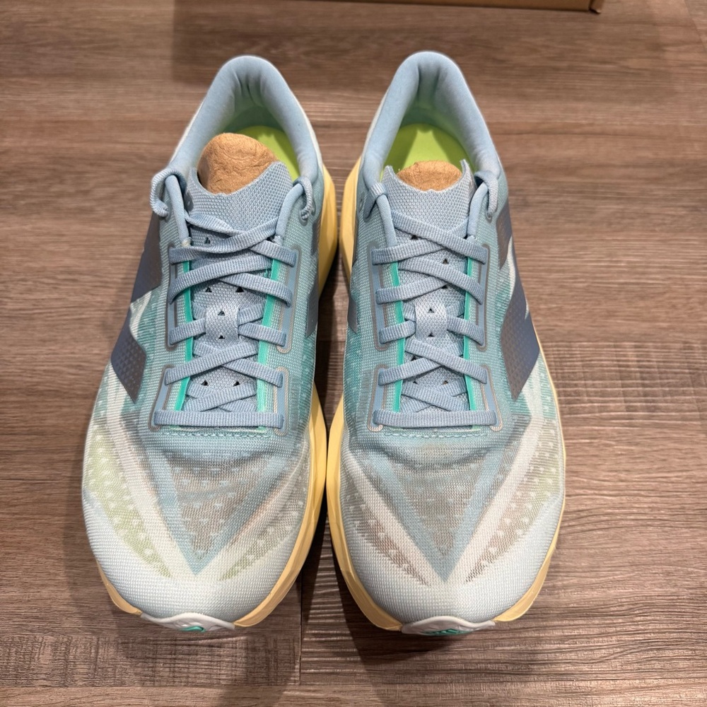 New Balance Fuel Cell Rebel V4 Quarry Blue Chrome Heron Blue Athletic Sneakers - Picture 3 of 12